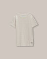 Playera Manga Corta Rayas,BLANCO